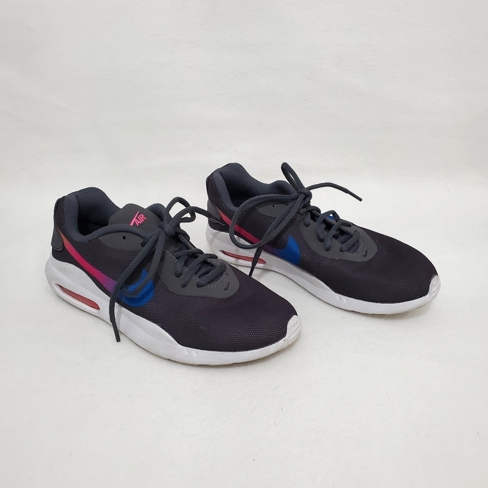 Nike Air Max Oketo Dark Gray Rainbow Swoosh Sneakers